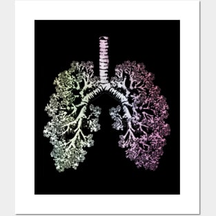 Lung Anatomy / Cancer Awareness 6 Posters and Art